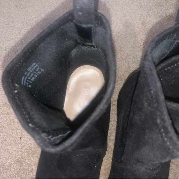 Faux suede booties - Picture 10 of 11